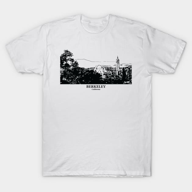 Berkeley - California T-Shirt by Lakeric